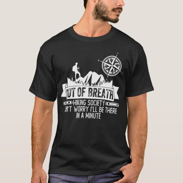 Camiseta Sociedade de Caminhada Sem Fôlego (Frente)
