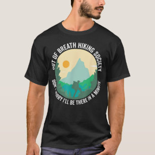 Camiseta Sociedade de Caminhada Sem Fôlego Caminhada Divert