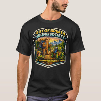 Camiseta Sociedade de Caminhada Sem Fôlego Preguiça Tartaru