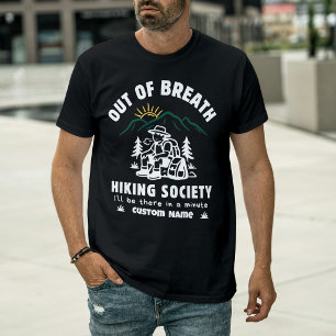 Camiseta Sociedade de Caminhadas Sem Fôlego Montanha Divert