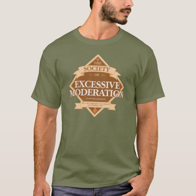 Camiseta Sociedade de Moderação Excessiva (Frente)