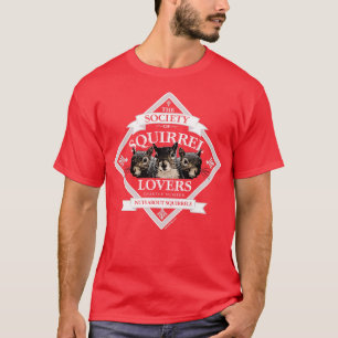 Camiseta Sociedade do Esquilo lança suspiro de esquilo engr