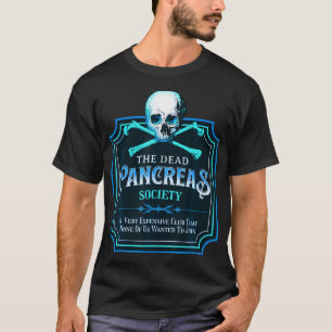 Camiseta Sociedade do Pâncreas morto Diabetes Dia da Consci