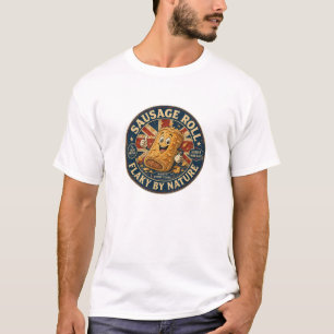 Camiseta Sociedade do Rolo de Salsicha Flaky by Nature