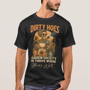 Camiseta Sociedade Engraçada de Jardinagem para Mulheres Su