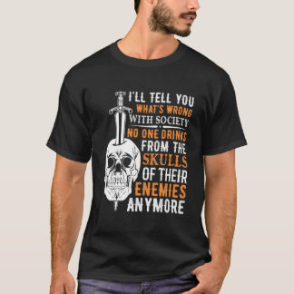 Camiseta Sociedade Errada Ninguém Bebe Dos Crânios Dos
