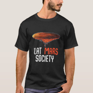 Camiseta Sociedade Flat Mars Engraçada Arte Irônica Design