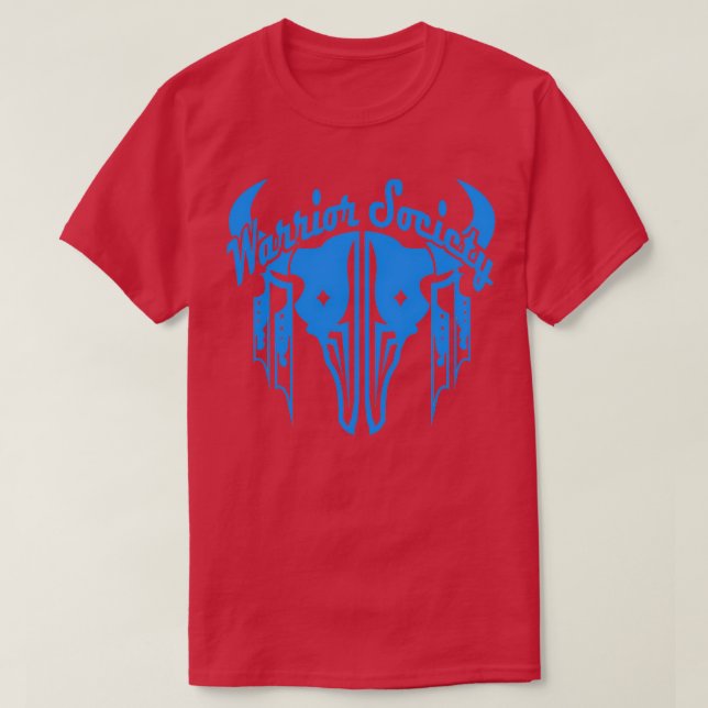Camiseta Sociedade Guerreira Buffalo Azul (Frente do Design)