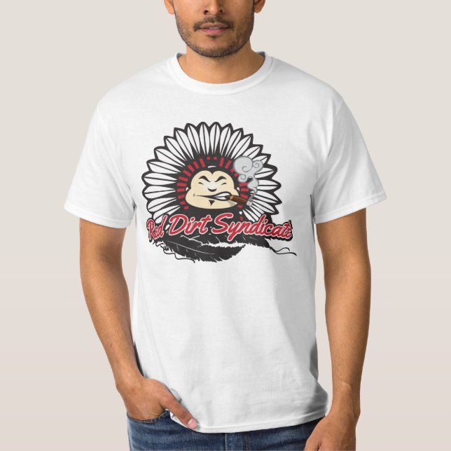Camiseta Sociedade vermelha da sujeira (Frente)