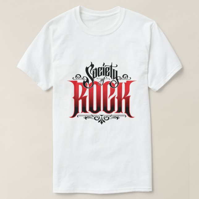 Camiseta Society of Rock  (Frente do Design)