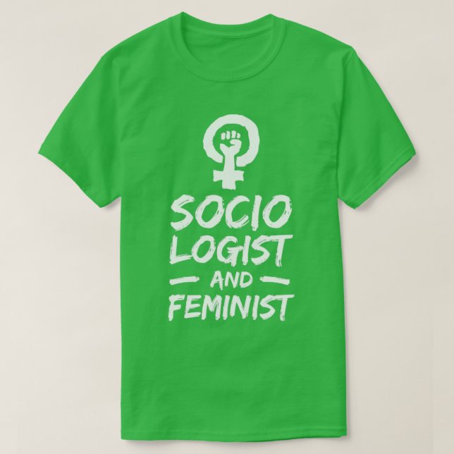 Camiseta Sociólogo e Feminista (Frente do Design)
