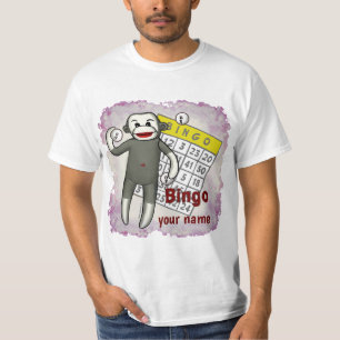 Camiseta Sock Monkey Bingo