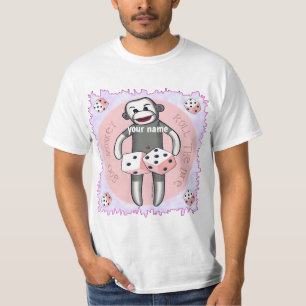 Camiseta Sock Monkey Dice