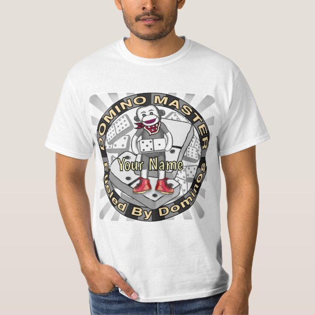Camiseta Sock Monkey Domino Master (Frente)