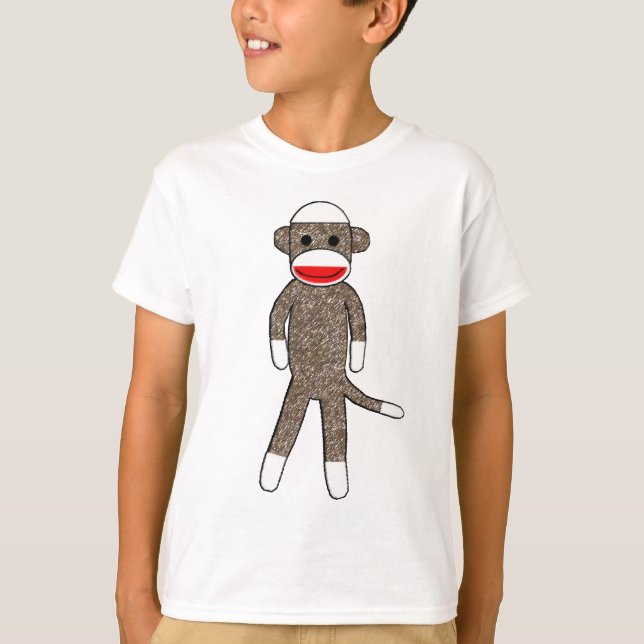 Camiseta Sock Monkey Kids Sweet (Frente)