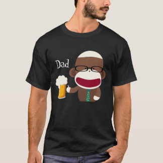 Camiseta Sock Monkey Papa Shirt