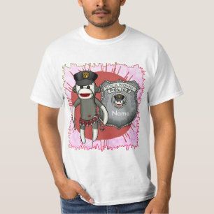 Camiseta Sock Monkey Police