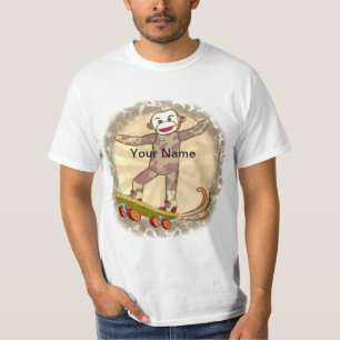 Camiseta Sock Monkey Skater