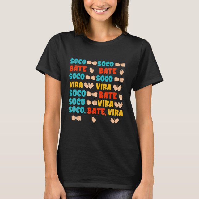 Camiseta Soco Bate Vira Music Dance Party (Frente)