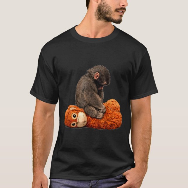 Camiseta Soco de macaco bebê Soco de macaco bebê  (Frente)