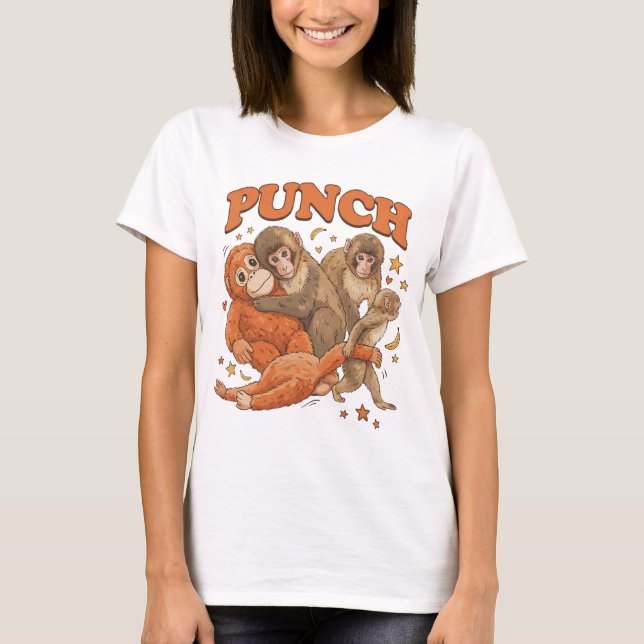 Camiseta Soco de Macaco Fofo (Frente)