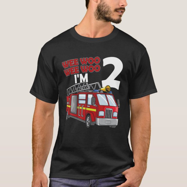 Camiseta Socorro de bombeiro voluntário (Frente)