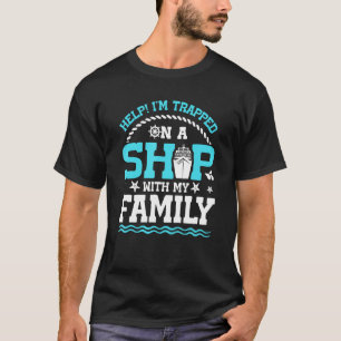 Camiseta Socorro! Estou Preso num navio com a minha família