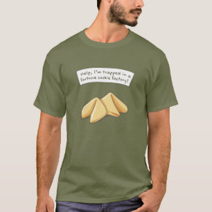 Camiseta Socorro - Estou preso numa fábrica de biscoitos da