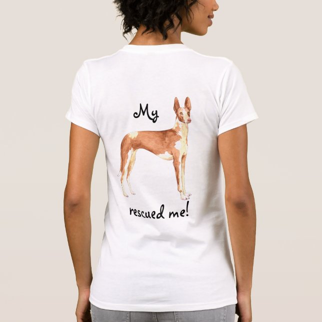 Camiseta Socorro Ibizan Hound T-Shirt (Verso)