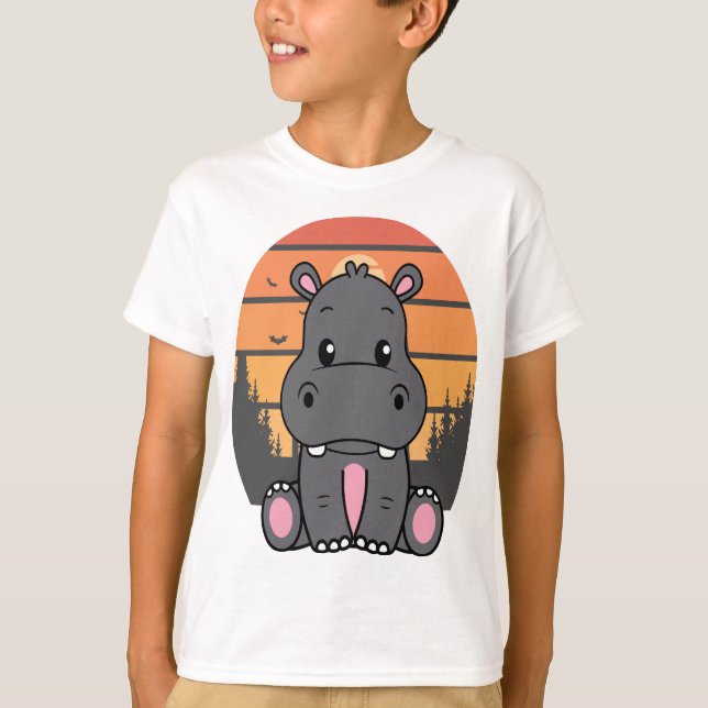 Camiseta Socorro Safari Hippo T-Shirt (Frente)