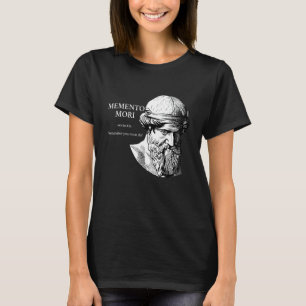 Camiseta Sócrates - Memento Mori Filosofia Grega Antiga Q