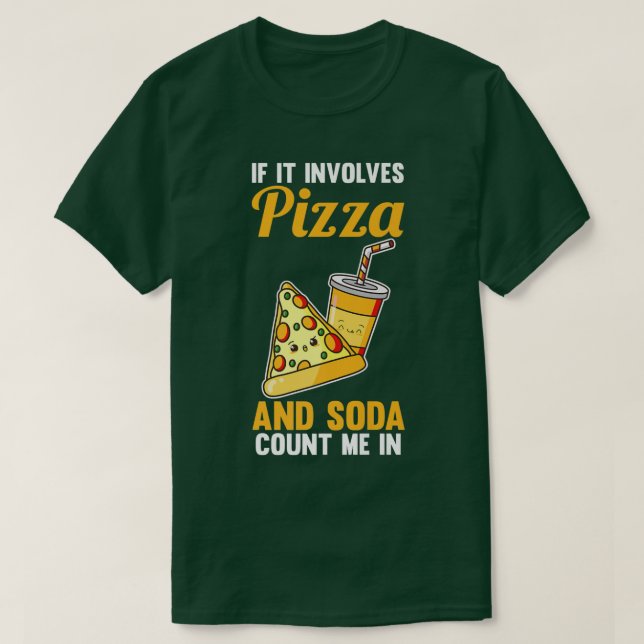 Camiseta Soda E Pizza 1546 (Frente do Design)