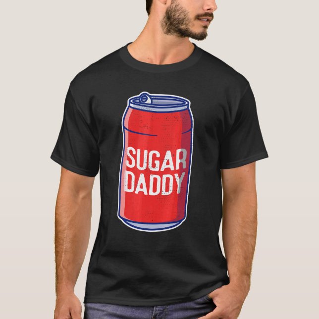 Camiseta Soda pode açúcar Pai refrigerante (Frente)