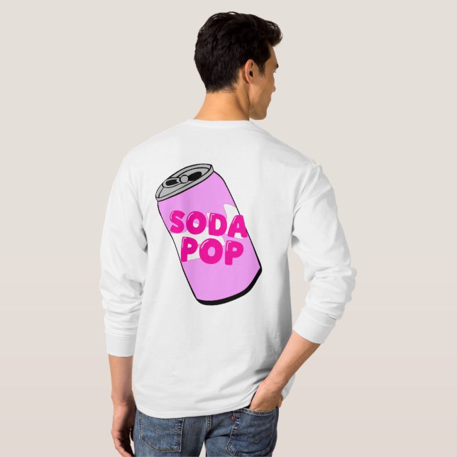 Camiseta SODA POP – Vibrant Pop Culture Design (Parte Traseira Completa)