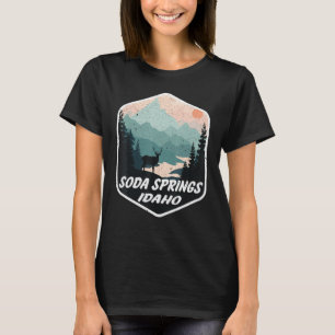 Camiseta Soda Primaveras Idaho Montanhas Id Hike Caminhando