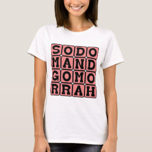 Camiseta Sodoma e Gomorra, Cidades do Pecado Original