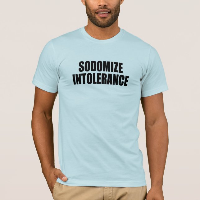 Camiseta Sodomize a intolerância (Frente)