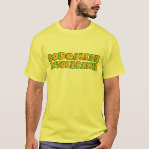 Camiseta Sodomize o t-shirt da intolerância