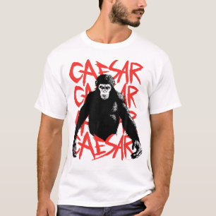 Camiseta Soerguimento Do Planeta Do Apes Caesar Em Preto Wh