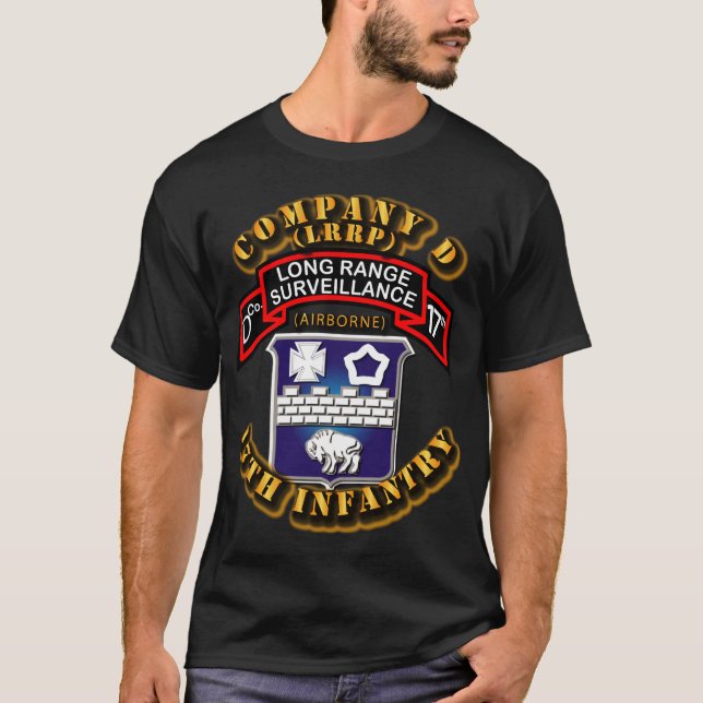 Camiseta SOF - Co D - 17th Infantaria - LRRP.png (Frente)