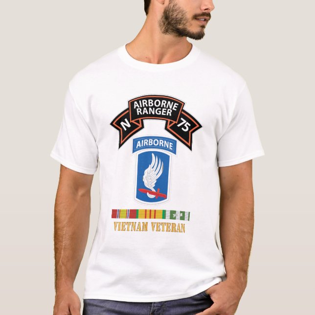 Camiseta SOF - N Company Scroll - 173rd Airborne Bde - Viet (Frente)