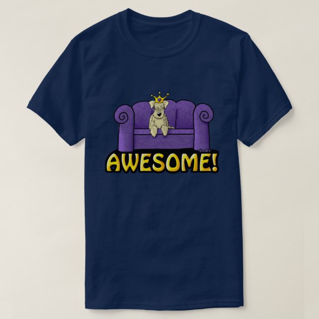 Camiseta Sofa King Awesome Wheatie (Frente do Design)