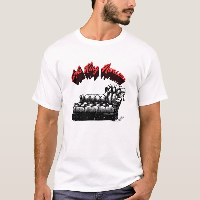 Camiseta sofá rei incrível (Frente)