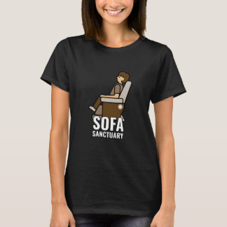 Camiseta Sofa Sanctuary Peaceful home
