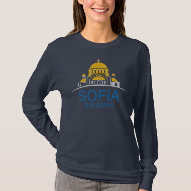 Camiseta Sófia Bulgária União Europeia (Frente)