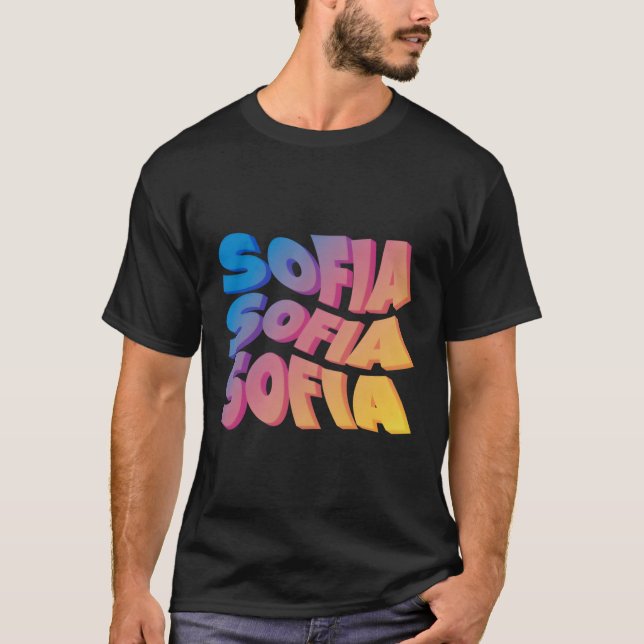 Camiseta Sofia Por Nome Próprio Sofia (Frente)