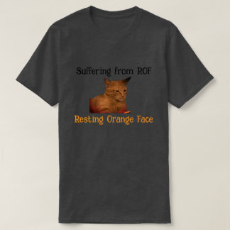 Camiseta Sofrendo de ROF (Rosto Laranja em Descanso)