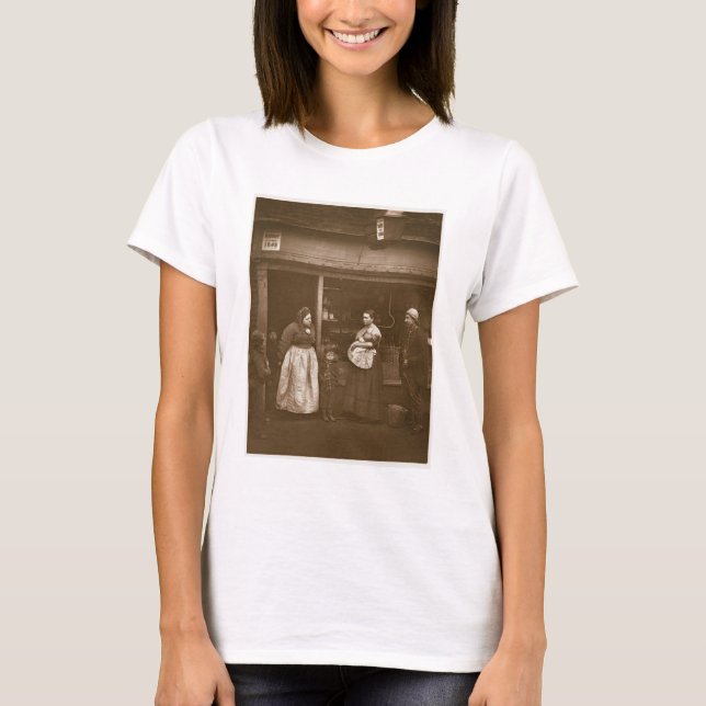 Camiseta Sofrentes da Inundação, da Rua Life em Lon (Frente)