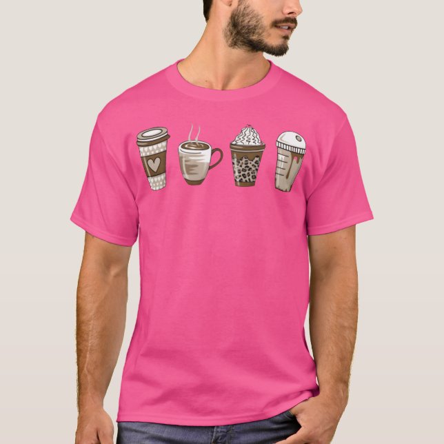 Camiseta Soft Aesthetic Coffee Lovers girl (Frente)