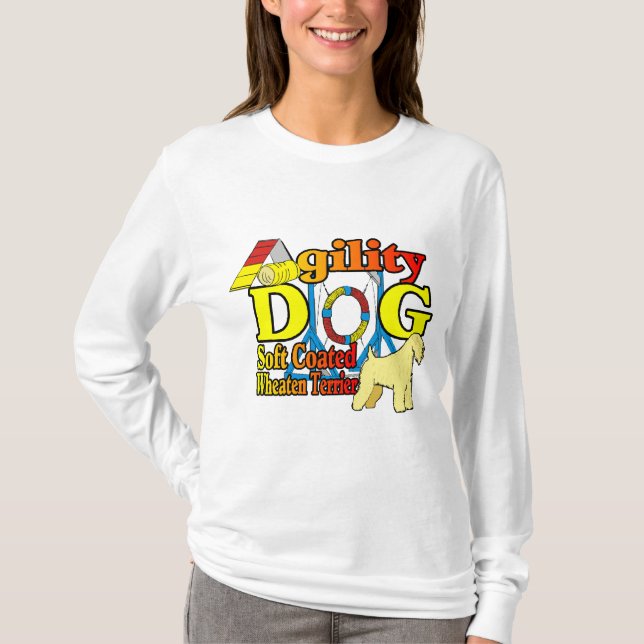 Camiseta Soft_Coated_Wheaten_Terrier_Agilidade (Frente)